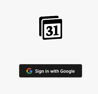 Sign in with Google Popup